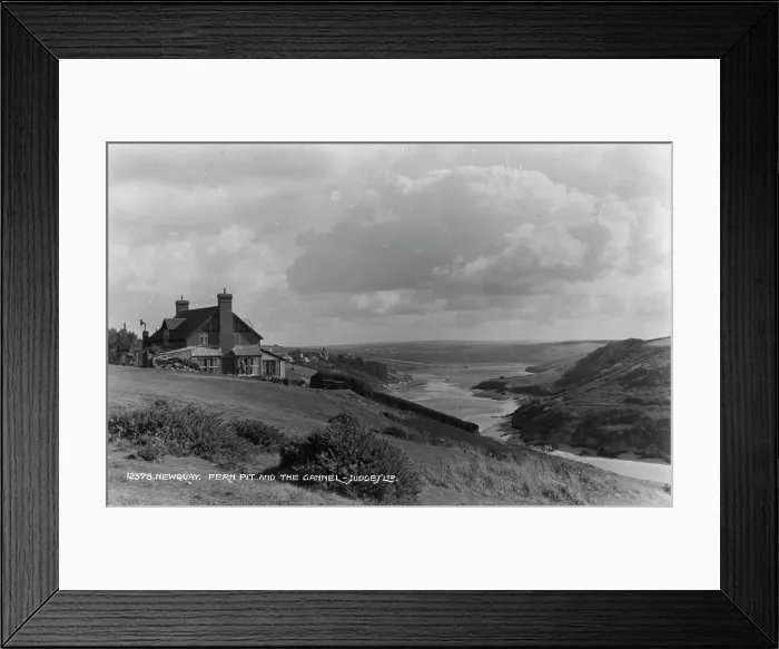 Framed Print : Fern Pit and The Gannel Framed Print : Fern Pit and The Gannel