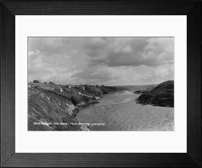 Framed Print : The Gannel from Pentire Framed Print : The Gannel from Pentire