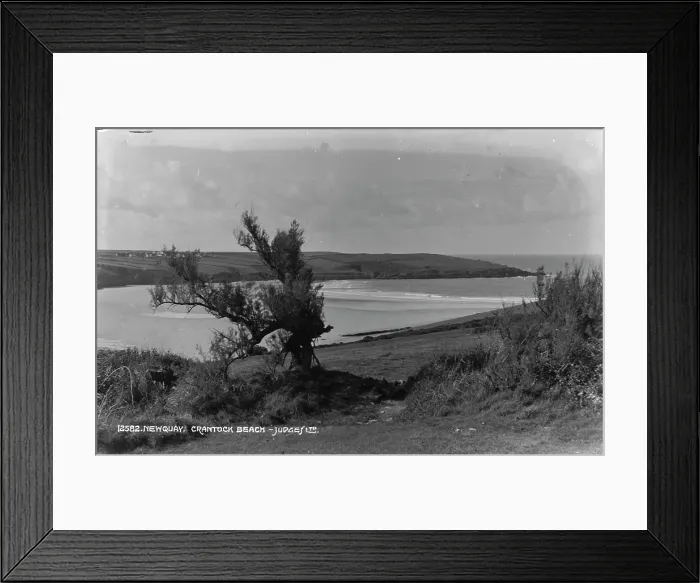 Framed Print : Crantock Beach View Framed Print : Crantock Beach View