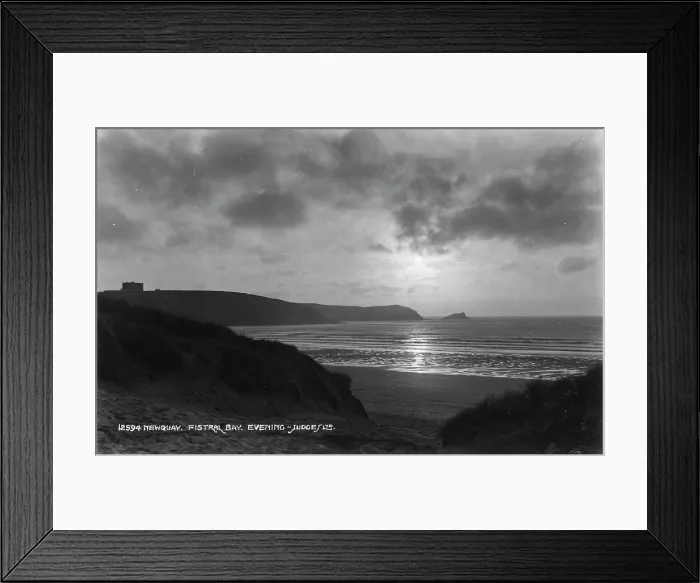Framed Print : Evening at Fistral Bay Framed Print : Evening at Fistral Bay