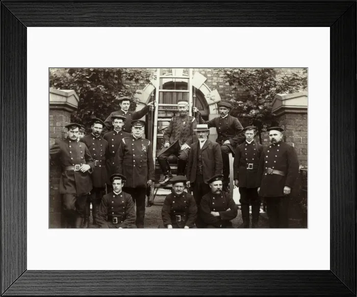 Framed Print : Workhouse Fire Brigade, Stoke on Trent, Staffordshire Framed Print : Workhouse Fire Brigade, Stoke on Trent, Staffordshire