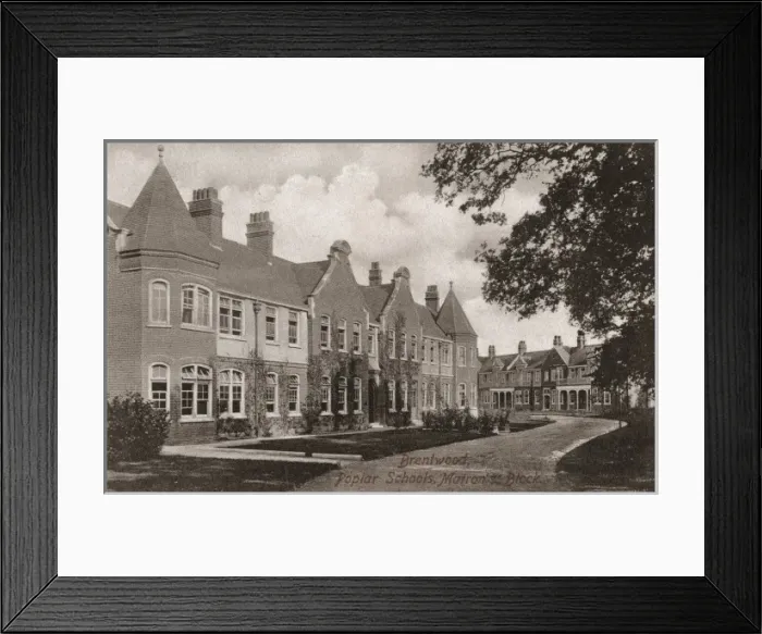 Framed Print : Matrons Block, Poplar Union Schools, Essex Framed Print : Matrons Block, Poplar Union Schools, Essex