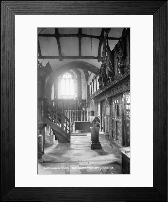 Framed Print : Interior of Busland Church - The Tower Transept