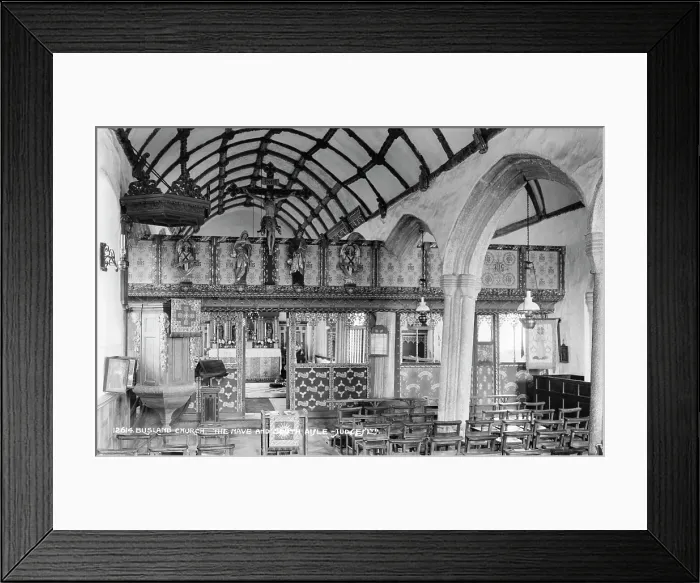 Framed Print : Interior of Busland Church Framed Print : Interior of Busland Church