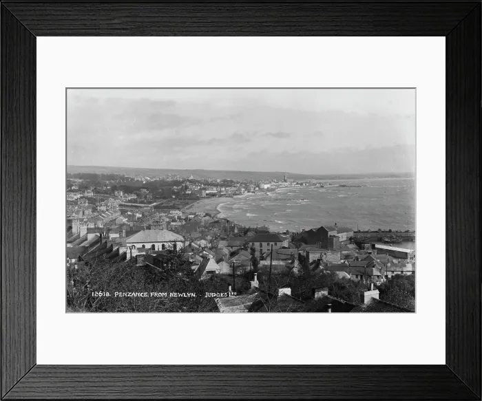 Framed Print : Penzance from Newlyn Framed Print : Penzance from Newlyn