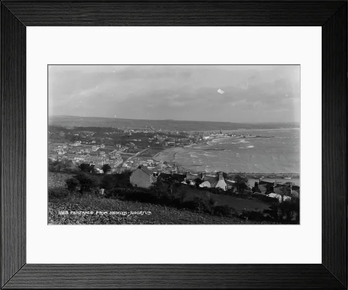 Framed Print : Penzance from Newlyn