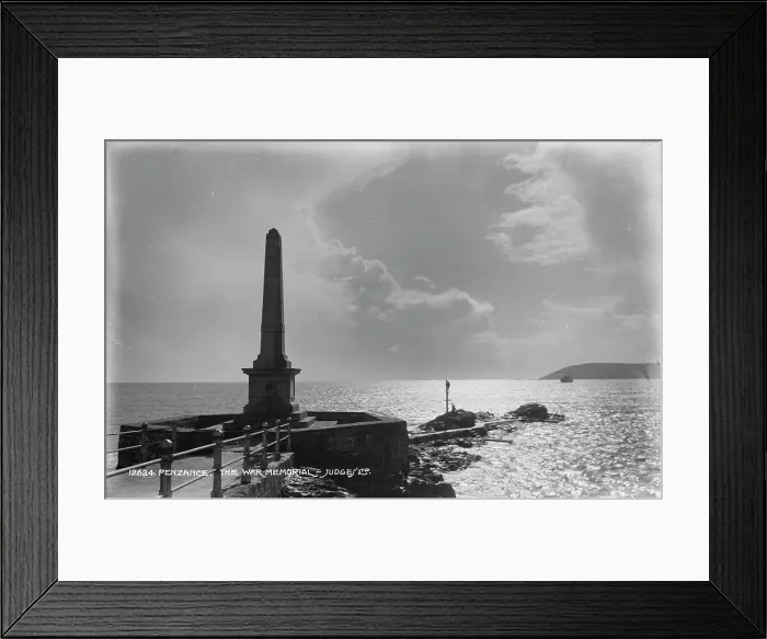 Framed Print : The War Memorial in Penzance Framed Print : The War Memorial in Penzance