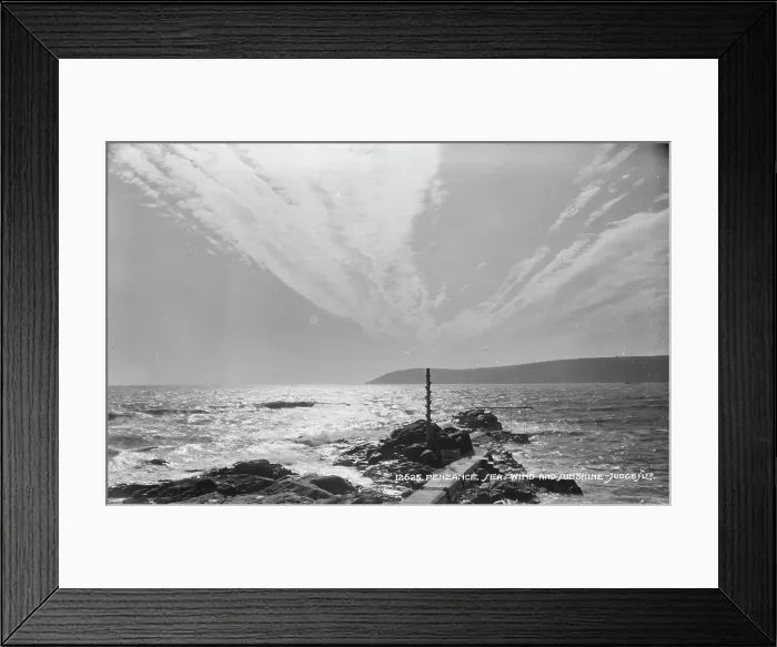 Framed Print : Penzance: Sea, Wind, and Sunshine Framed Print : Penzance: Sea, Wind, and Sunshine
