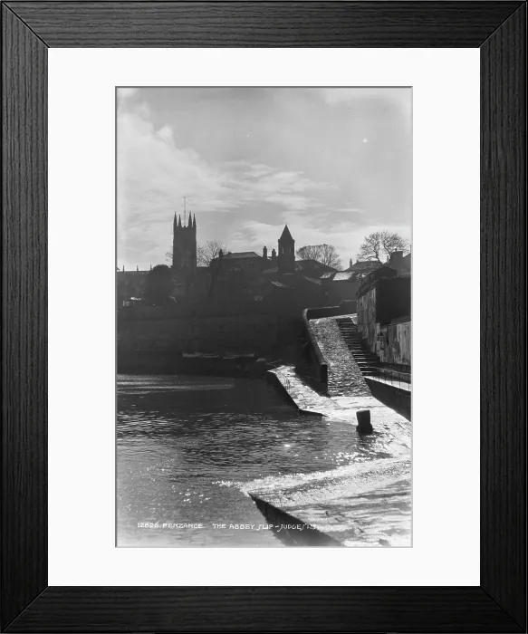 Framed Print : The Abbey Slip, Penzance Framed Print : The Abbey Slip, Penzance