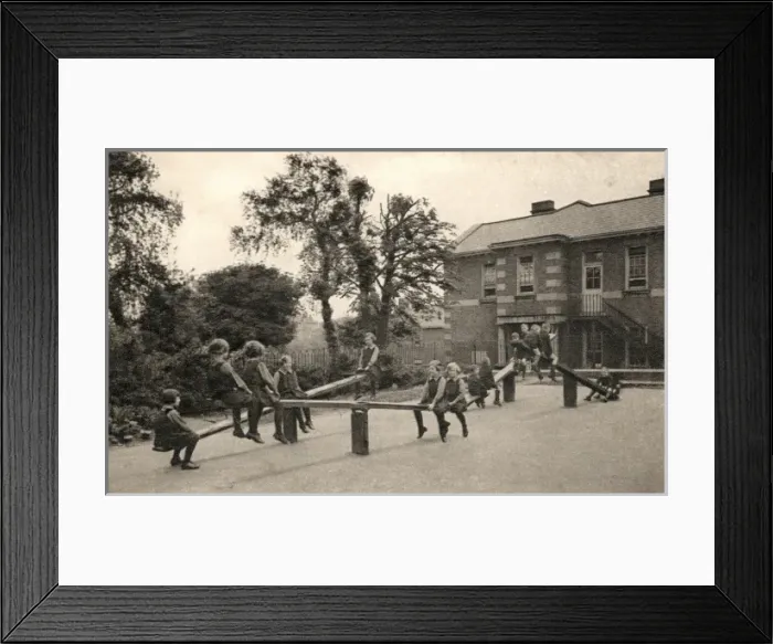 Framed Print : Children at Alexandra Orphanage, Haverstock Hill, London Framed Print : Children at Alexandra Orphanage, Haverstock Hill, London