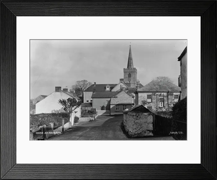 Framed Print : St. Keverne Village Scene Framed Print : St. Keverne Village Scene