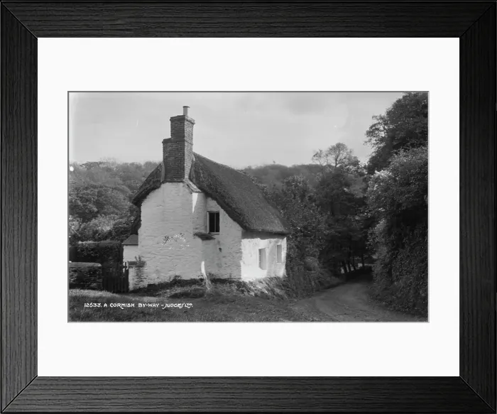 Framed Print : A Cornish By-Way Framed Print : A Cornish By-Way