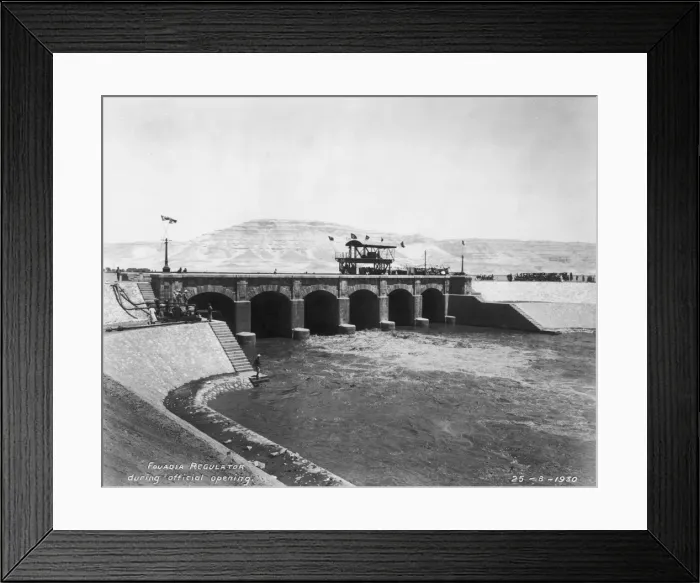 Framed Print : The Nag Hammadi Barrage (Dam) - Egypt Framed Print : The Nag Hammadi Barrage (Dam) - Egypt