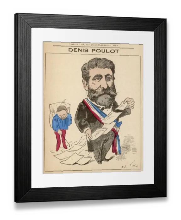 Framed Print : Denis Poulot / Gill Framed Print : Denis Poulot / Gill