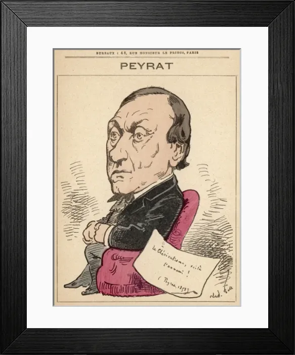 Framed Print : Alphonse Peyrat / Gill Framed Print : Alphonse Peyrat / Gill
