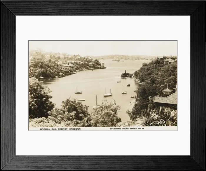 Framed Print : Mosman Bay, Sydney Harbour, Sydney, Australia