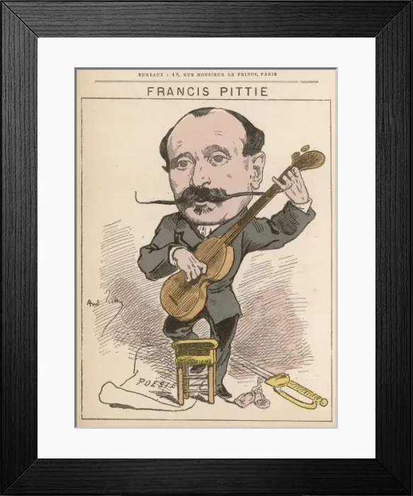 Framed Print : General Francis Pittie / Gill Framed Print : General Francis Pittie / Gill