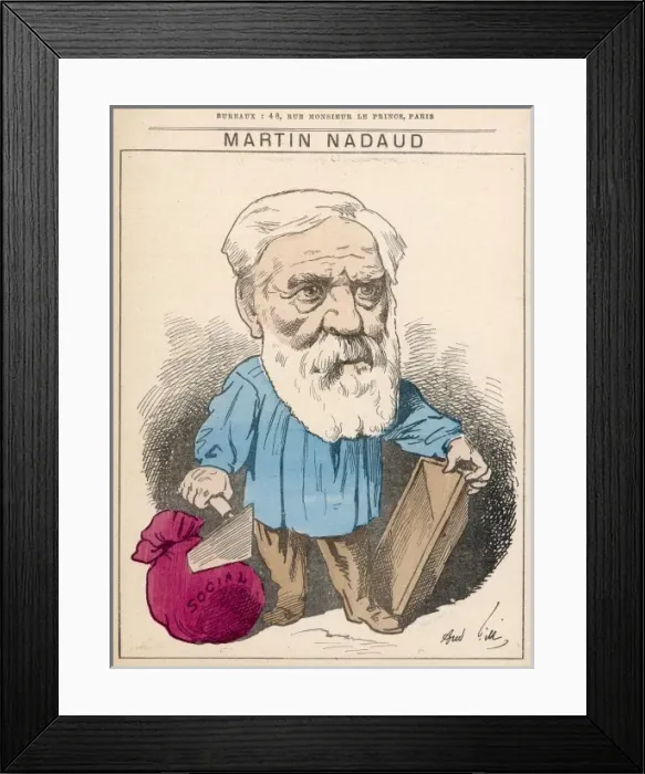 Framed Print : Martin Nadaud / Gill Framed Print : Martin Nadaud / Gill