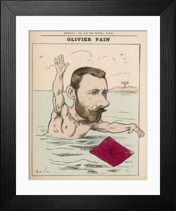 Framed Print : Olivier Pain / Gill Framed Print : Olivier Pain / Gill