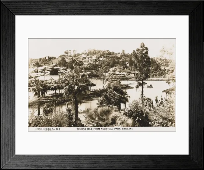 Framed Print : Toorak Hill from Newstead Park, Brisbane, Australia Framed Print : Toorak Hill from Newstead Park, Brisbane, Australia