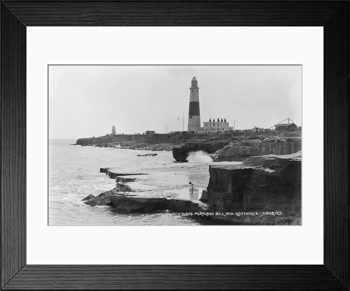 Framed Print : Portland Bill and Lighthouse Framed Print : Portland Bill and Lighthouse