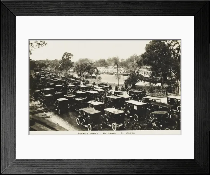 Framed Print : Traffic Jam in Buenos Aires Framed Print : Traffic Jam in Buenos Aires