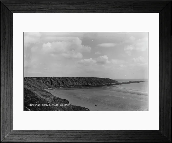 Framed Print : Scenic View of Filey Head