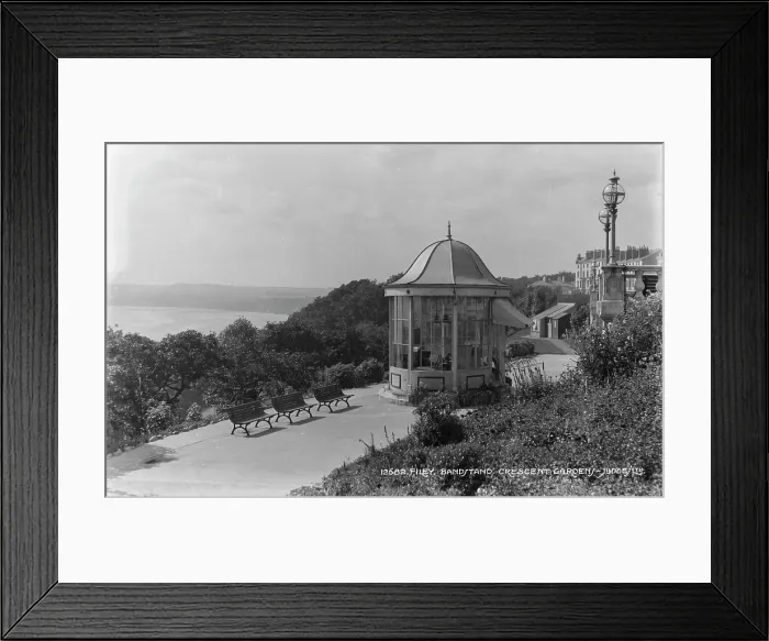 Framed Print : Bandstand in Crescent Garden Framed Print : Bandstand in Crescent Garden