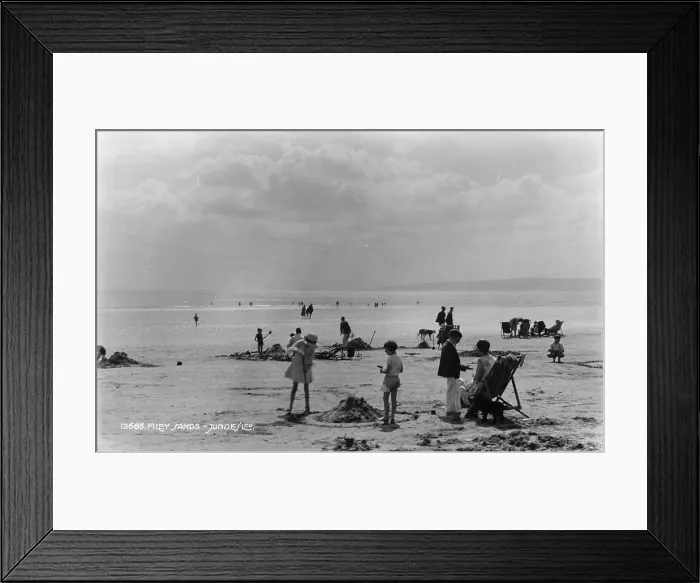 Framed Print : A Day at Filey Sands Framed Print : A Day at Filey Sands