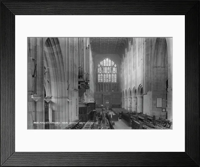 Framed Print : Nave of Malvern Priory Framed Print : Nave of Malvern Priory