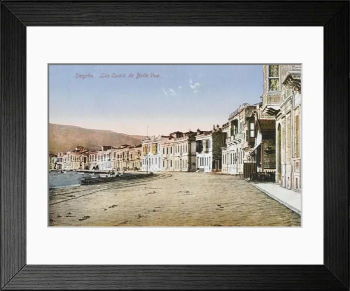Framed Print : Izmir (Smyrna), Turkey - View of the Quay Framed Print : Izmir (Smyrna), Turkey - View of the Quay