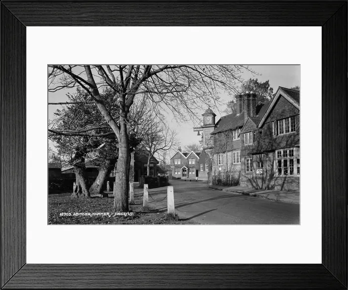 Framed Print : Abinger Hammer Village Scene Framed Print : Abinger Hammer Village Scene
