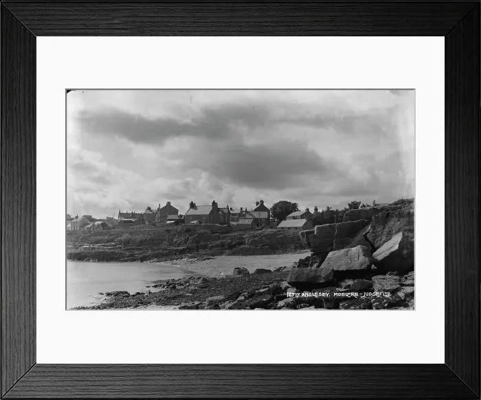 Framed Print : Coastal View of Moelvre, Anglesey Framed Print : Coastal View of Moelvre, Anglesey