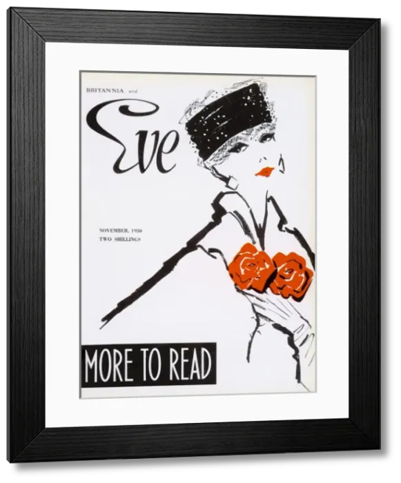 Framed Print : Britannia and Eve, November 1956 Framed Print : Britannia and Eve, November 1956