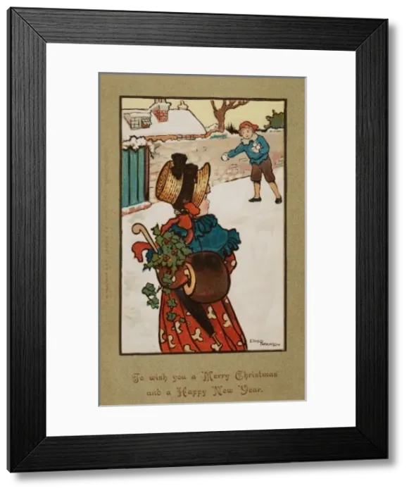 Framed Print : A Regency Christmas by Ethel Parkinson Framed Print : A Regency Christmas by Ethel Parkinson