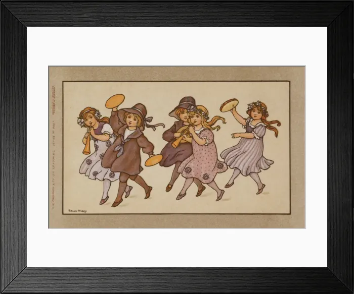 Framed Print : Children dancing Framed Print : Children dancing