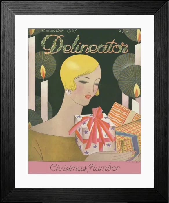 Framed Print : Delineator Christmas Number 1927 Framed Print : Delineator Christmas Number 1927