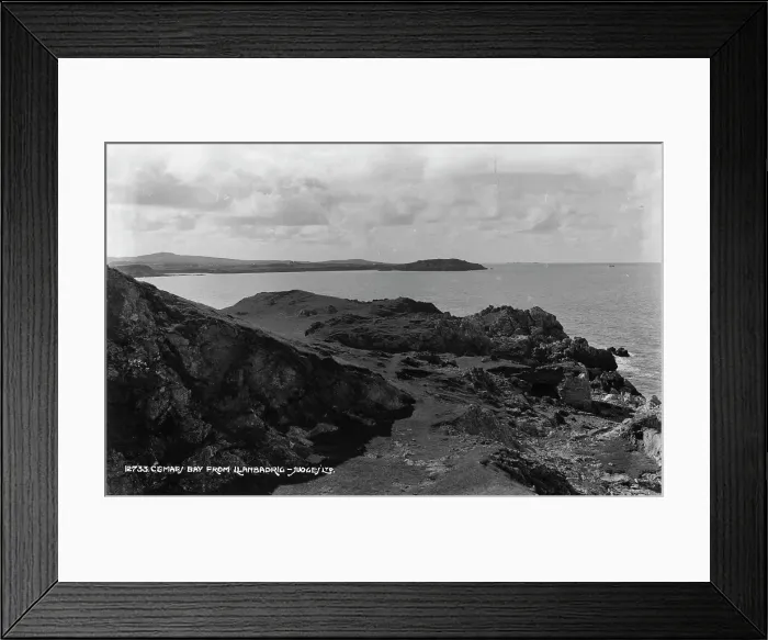 Framed Print : Cemaes Bay from Llanbadrig Framed Print : Cemaes Bay from Llanbadrig