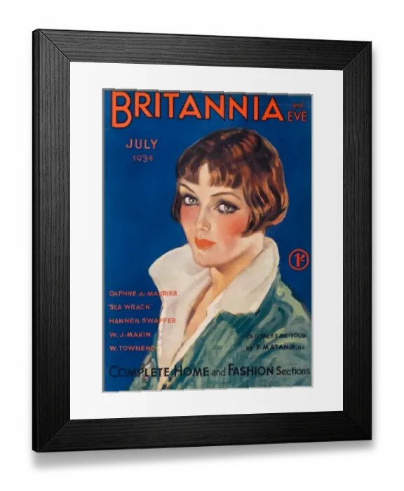Framed Print : Britannia and Eve, July 1934 Framed Print : Britannia and Eve, July 1934