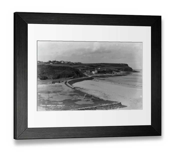 Framed Print : Coastal View of Benllech Framed Print : Coastal View of Benllech