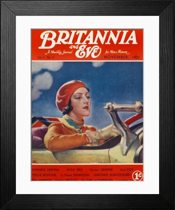Framed Print : Britannia and Eve, November 1931 Framed Print : Britannia and Eve, November 1931