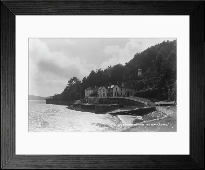 Framed Print : The Hotel at Porth Meirion Framed Print : The Hotel at Porth Meirion