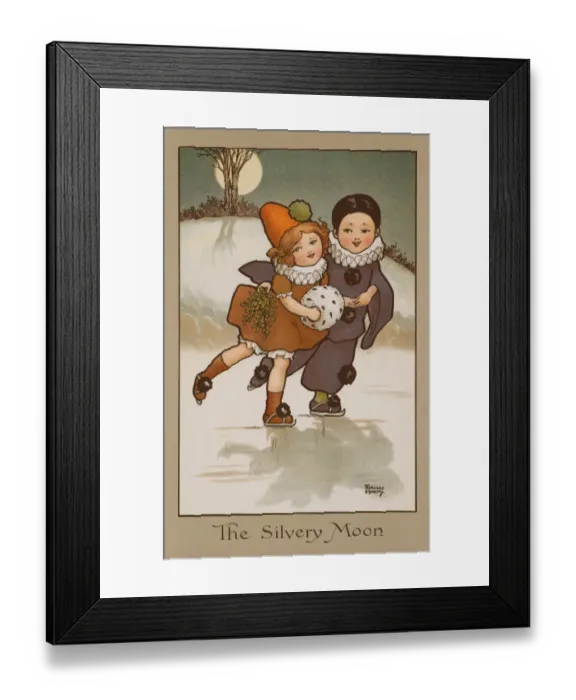 Framed Print : The Silvery Moon by Florence Hardy Framed Print : The Silvery Moon by Florence Hardy