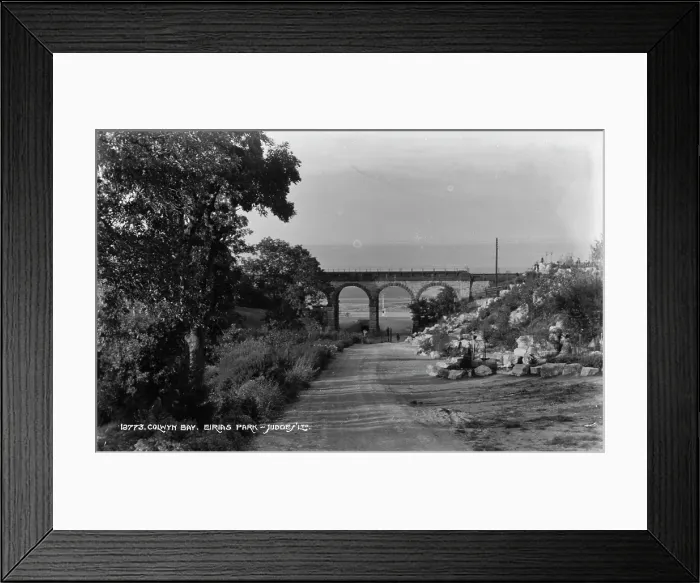 Framed Print : Eirias Park Viaduct Framed Print : Eirias Park Viaduct
