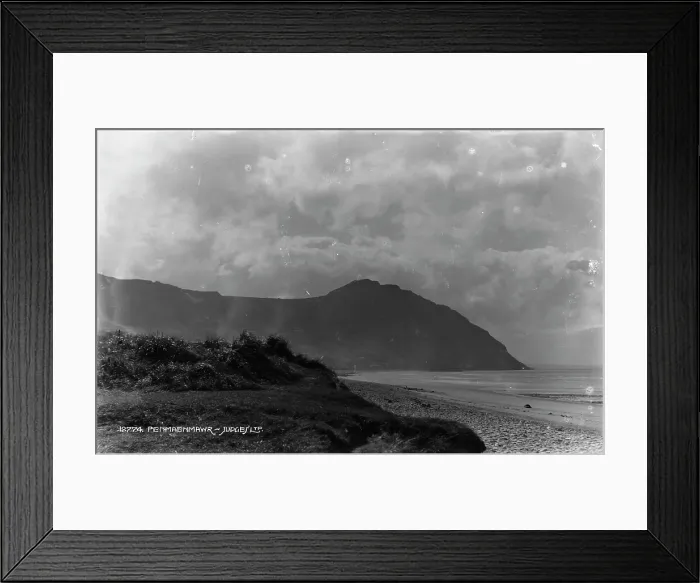 Framed Print : Coastal View of Penmaenmawr