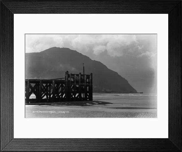 Framed Print : Pier at Penmaenmawr Framed Print : Pier at Penmaenmawr