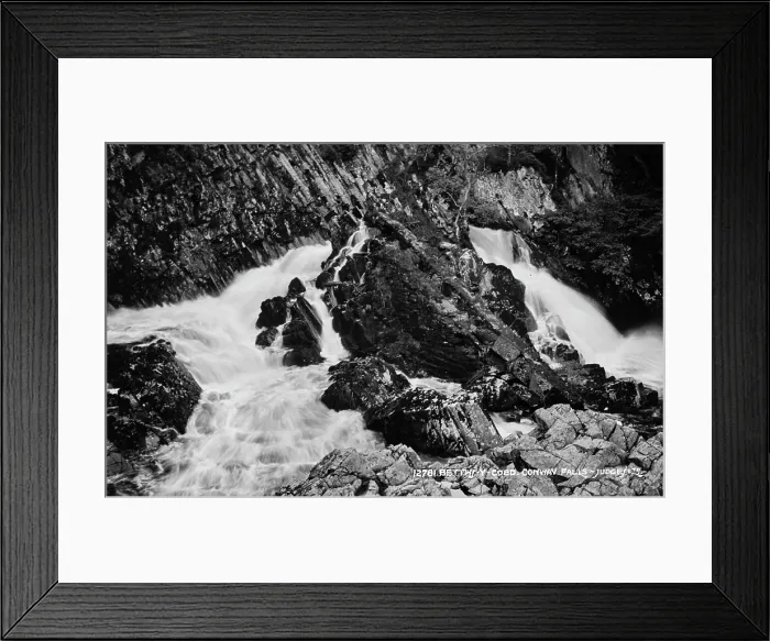 Framed Print : Bettws-Y-Coed Conway Falls Framed Print : Bettws-Y-Coed Conway Falls
