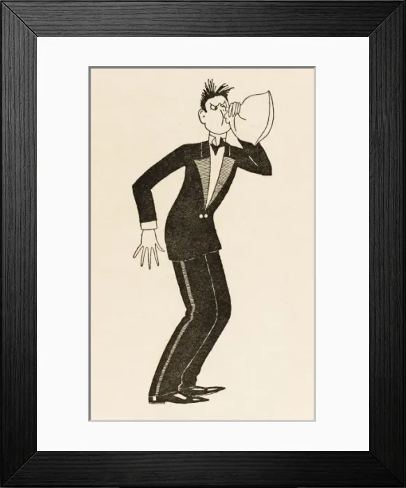 Framed Print : Paper Bag Race party game Framed Print : Paper Bag Race party game