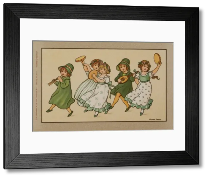 Framed Print : Children dancing Framed Print : Children dancing