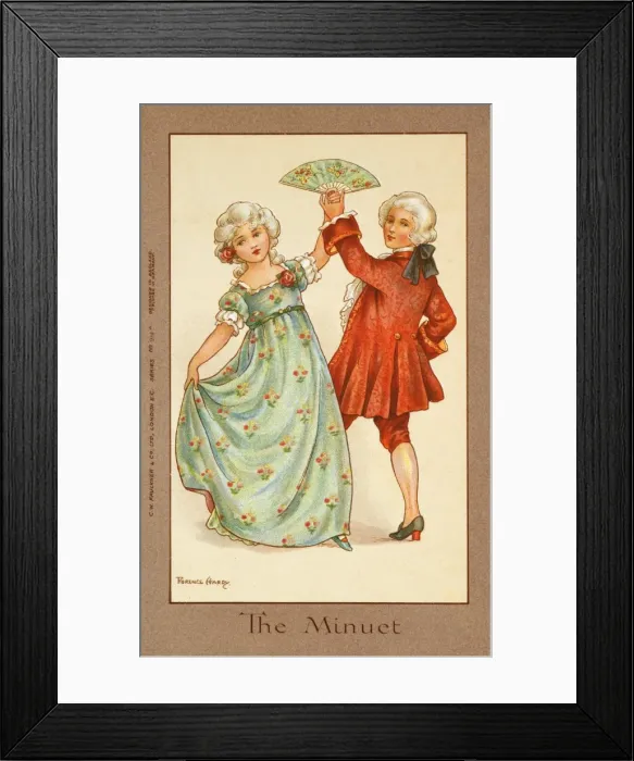 Framed Print : The Minuet by Florence Hardy Framed Print : The Minuet by Florence Hardy
